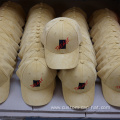 Wholesale Beige Embroidered Corduroy Baseball Cap